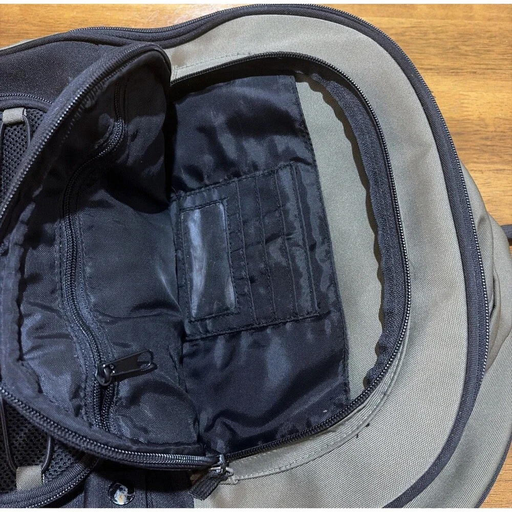 Catini Diaper Bag Backpack Olive Green Black Baby Changing Bag Travel